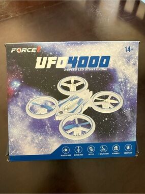 Force1 UFO4000 White and Blue LED Stunt Drone
